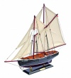 Holz-Modelboot Kanadisches Segelboot 60x10x49 cm Artikel-Nr.: 31.6355.00